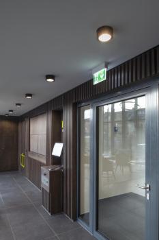 FERA 25 CL DALI, Indoor LED Deckenaufbauleuchte, schwarz