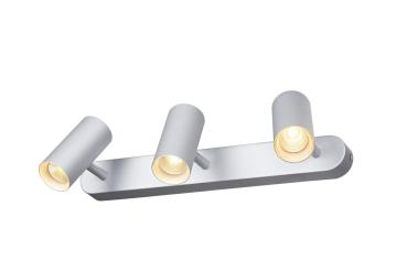 Preview: NOBLO, Indoor LED Deckenaufbauleuchte 2700 K silber