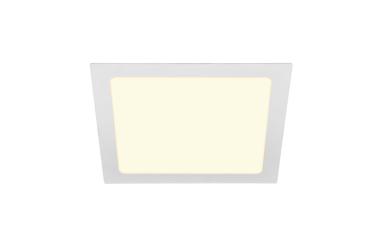 SENSER 24, Indoor LED Deckeneinbauleuchte eckig weiß 3000 K
