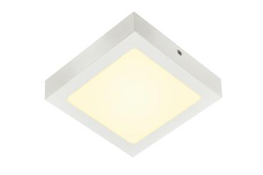 SENSER 18, Indoor LED Deckenaufbauleuchte eckig weiß 3000 K