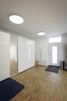 Preview: PANEL 60 DALI, Indoor LED Deckenaufbauleuchten rund weiß 3000 K