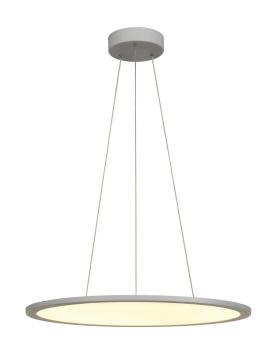 PANEL 60 DALI, Indoor LED Pendelleuchten rund grau 3000 K