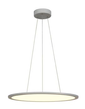 PANEL 60 DALI, Indoor LED Pendelleuchten rund grau 4000 K