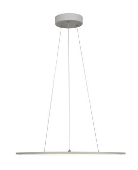 Preview: PANEL 60 DALI, Indoor LED Pendelleuchten rund grau 4000 K