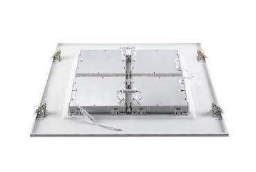 Preview: PAVANO 600x600, Indoor LED Deckeneinbauleuchte weiß 3000 K UGR <19