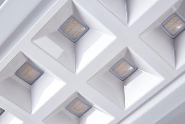 PAVANO 600x600, Indoor LED Deckeneinbauleuchte weiß 4000 K UGR <19