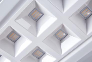 PAVANO 620x620, Indoor LED Deckeneinbauleuchte weiß 3000 K UGR <19