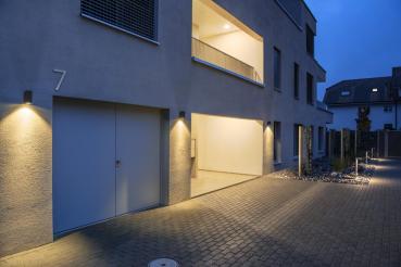 ENOLA SQUARE S, single Outdoor LED Wandaufbauleuchte anthrazit