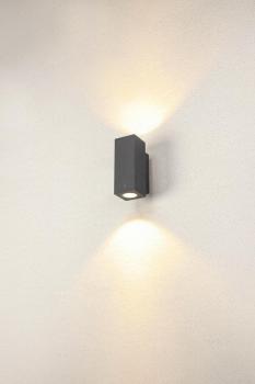 ENOLA SQUARE S UP/DOWN, Outdoor LED Wandaufbauleuchte anthrazit