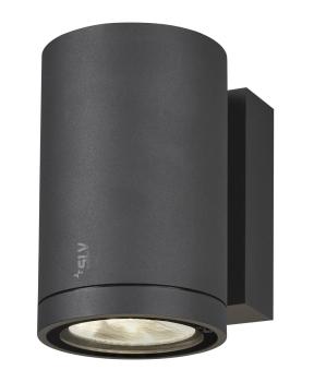 ENOLA ROUND M, single Outdoor LED Wandaufbauleuchte anthrazit