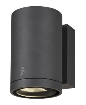 ENOLA ROUND M, single Outdoor LED Wandaufbauleuchte anthrazit