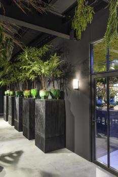 QUADRASS, Indoor Wandaufbauleuchte, E27, schwarz