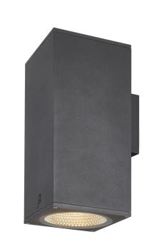 ENOLA SQUARE L UP/DOWN, Outdoor LED Wandaufbauleuchte anthrazit CCT 3000/4000 K