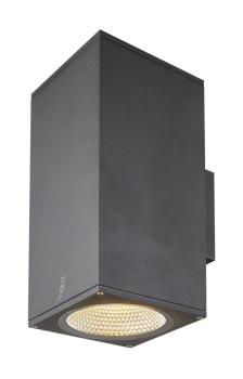 Preview: ENOLA SQUARE L UP/DOWN, Outdoor LED Wandaufbauleuchte anthrazit CCT 3000/4000 K