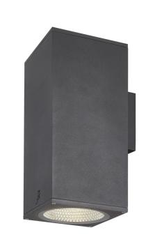 Preview: ENOLA SQUARE L UP/DOWN, Outdoor LED Wandaufbauleuchte anthrazit CCT 3000/4000 K