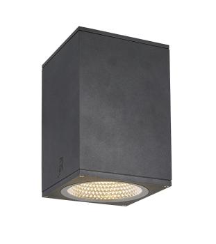 ENOLA SQUARE L, Outdoor LED Deckenaufbauleuchte anthrazit CCT 3000/4000 K