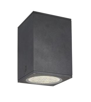 Preview: ENOLA SQUARE L, Outdoor LED Deckenaufbauleuchte anthrazit CCT 3000/4000 K