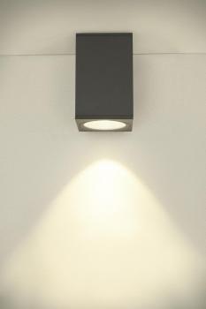 ENOLA SQUARE L, Outdoor LED Deckenaufbauleuchte anthrazit CCT 3000/4000 K