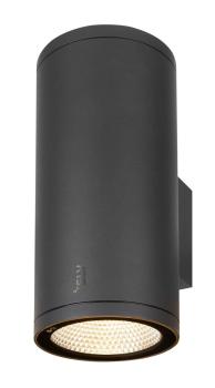 ENOLA ROUND L UP/DOWN, Outdoor LED Wandaufbauleuchte anthrazit CCT 3000/4000 K