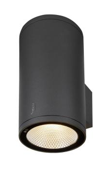Preview: ENOLA ROUND L UP/DOWN, Outdoor LED Wandaufbauleuchte anthrazit CCT 3000/4000 K