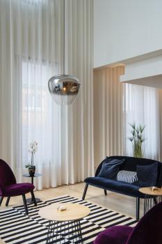 PANTILO CONVEX 40, Indoor Pendelleuchte E27 chrom