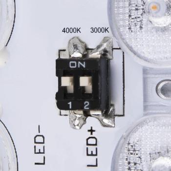 AINOS, Outdoor LED Wand- und Deckenaufbauleuchte weiß CCT switch 3000/4000 K