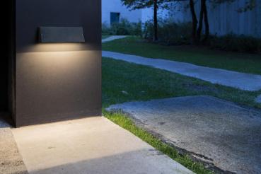 Preview: PEMA®, Outdoor LED Wandaufbauleuchte schwarz CCT switch 3000/4000 K
