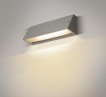 Preview: PEMA®, Outdoor LED Wandaufbauleuchte grau CCT switch 3000/4000 K
