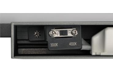 Preview: GLENOS® 60, Indoor LED Spiegelleuchte schwarz CCT switch 3000/4000 K