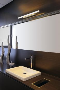 Preview: GLENOS® 60, Indoor LED Spiegelleuchte grau CCT switch 3000/4000 K