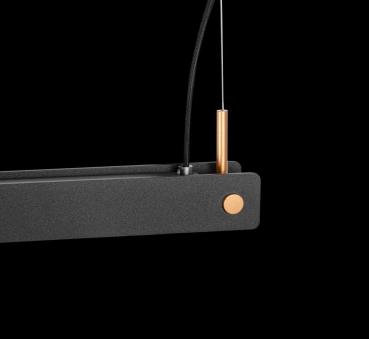 Preview: NOYA, Indoor LED Pendelleuchte schwarz CCT switch 2700/3000 K