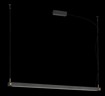 Preview: NOYA, Indoor LED Pendelleuchte schwarz CCT switch 2700/3000 K