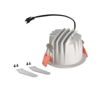 Preview: NUMINOS® DL S, Indoor LED Deckeneinbauleuchte weiß/weiß 2700 K 40° inkl. Blattfedern