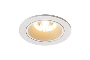 NUMINOS® DL S, Indoor LED Deckeneinbauleuchte weiß/weiß 2700 K 55° inkl. Blattfedern