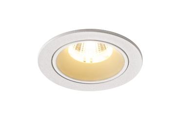 NUMINOS® DL S, Indoor LED Deckeneinbauleuchte weiß/weiß 3000 K 40° inkl. Blattfedern