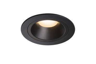 NUMINOS® DL M, Indoor LED Deckeneinbauleuchte schwarz/schwarz 3000 K 55°