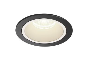 NUMINOS® DL L, Indoor LED Deckeneinbauleuchte schwarz/weiß 4000 K 55°