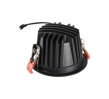 Preview: NUMINOS® DL L, Indoor LED Deckeneinbauleuchte schwarz/weiß 4000 K 55°