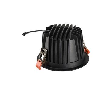 Preview: NUMINOS® DL XL, Indoor LED Deckeneinbauleuchte schwarz/chrom 4000 K 55°