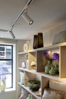 NUMINOS® S 3Ph., PHASE, 3~ Spot, zylindrisch, 2700 K, 8 Watt, Phasenabschnitt, 36°, matt weiß / matt schwarz