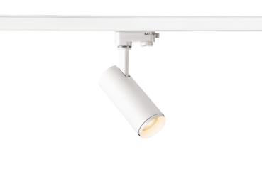 Preview: NUMINOS® S 3Ph., PHASE, 3~ Spot, zylindrisch, 3000 K, 8 Watt, Phasenabschnitt, 36°, matt weiß / matt schwarz