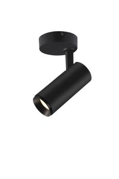 NUMINOS® S CW, PHASE, Deckenaufbauleuchte, 4000 K, 8 Watt, Phasenabschnitt, 60°, matt schwarz