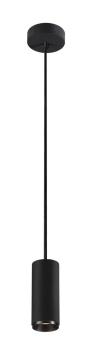 NUMINOS® S PD, PHASE, Pendelleuchte, Pendellänge 250 cm, 4000 K, 8 Watt, 60°, Phasenabschnitt, matt schwarz