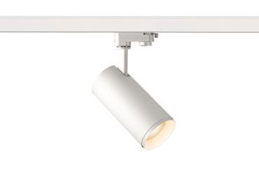 Preview: NUMINOS® M 3Ph., PHASE, 3~ Spot, zylindrisch, 3000 K, 14 Watt, Phasenabschnitt, 36°, matt weiß / matt schwarz