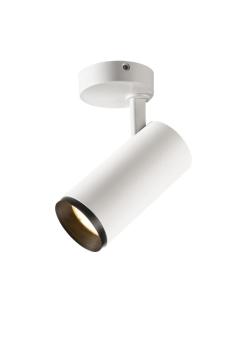 NUMINOS® M CL, PHASE, Deckenaufbauleuchte, 2700 K, 14 Watt, Phasenabschnitt, 60°, matt weiß / matt schwarz