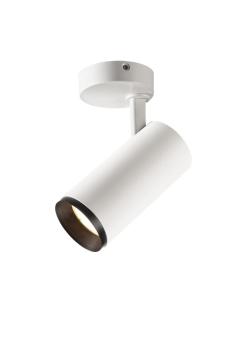 NUMINOS® M CL, PHASE, Deckenaufbauleuchte, 3000 K, 14 Watt, Phasenabschnitt, 36°, matt weiß / matt schwarz