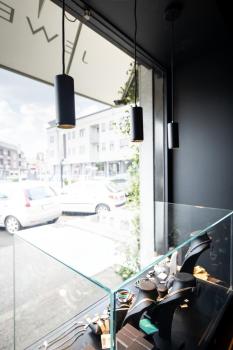 Preview: NUMINOS® M PD, PHASE, Pendelleuchte, Pendellänge 250 cm, 2700 K, 14 Watt, 60°, Phasenabschnitt, matt schwarz