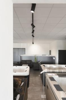 NUMINOS® L 3Ph., PHASE, 3~ Spot, zylindrisch, 4000 K, 20 Watt, Phasenabschnitt, 60°, matt schwarz