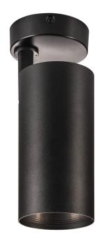 Preview: NUMINOS® L CL, PHASE, Deckenaufbauleuchte, 3000 K, 20 Watt, Phasenabschnitt, 36°, matt schwarz