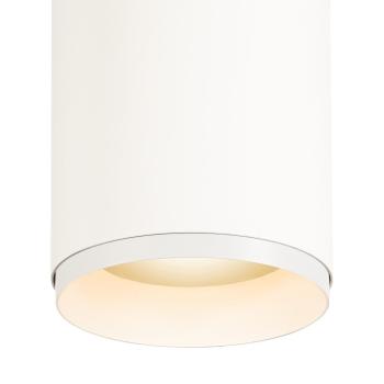 Preview: NUMINOS® L CL, PHASE, Deckenaufbauleuchte, 3000 K, 20 Watt, Phasenabschnitt, 36°, matt weiß / matt schwarz